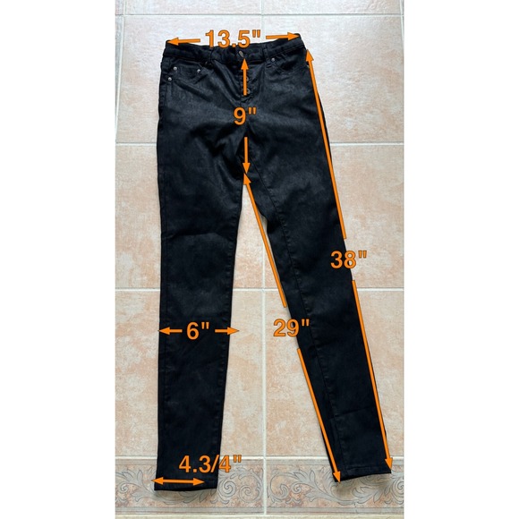 Tractr Black button‎ fly Women's Jeans size: 14 - Picture 2 of 9